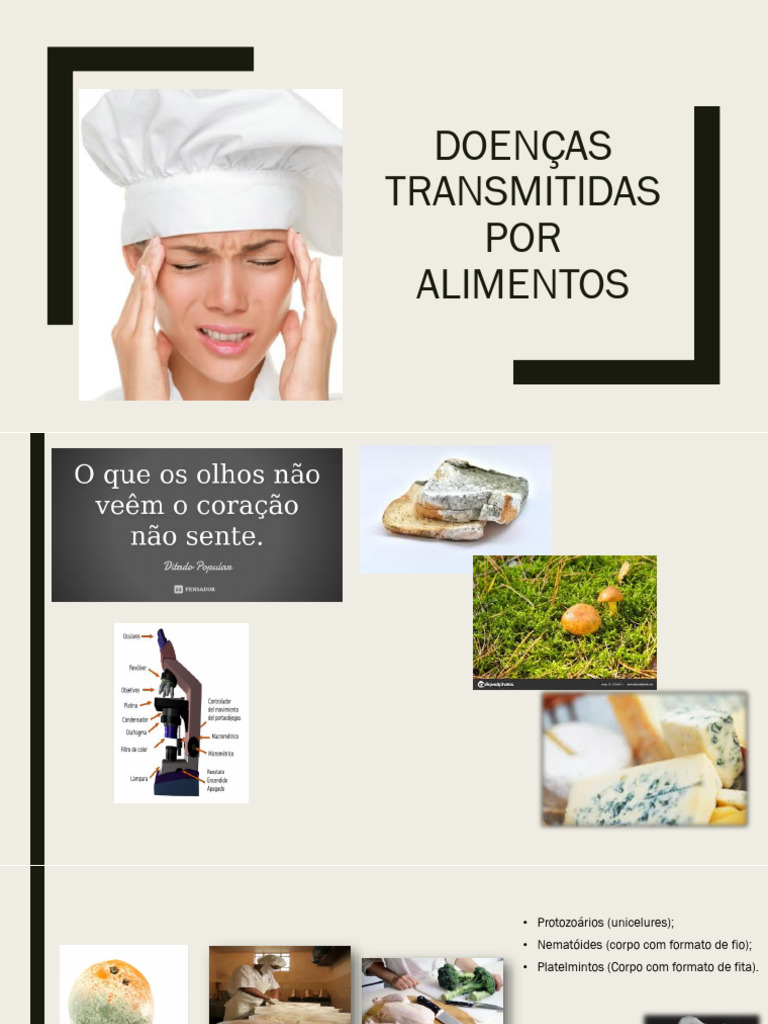 Doenças Transmitidas por Alimentos: Causas e Controles | PDF ...