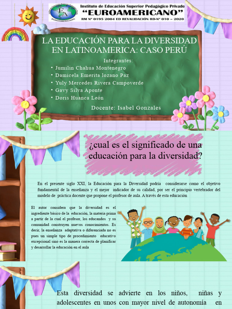 Educación Inclusiva en Perú: Diversidad y Aprendizaje | PDF ...