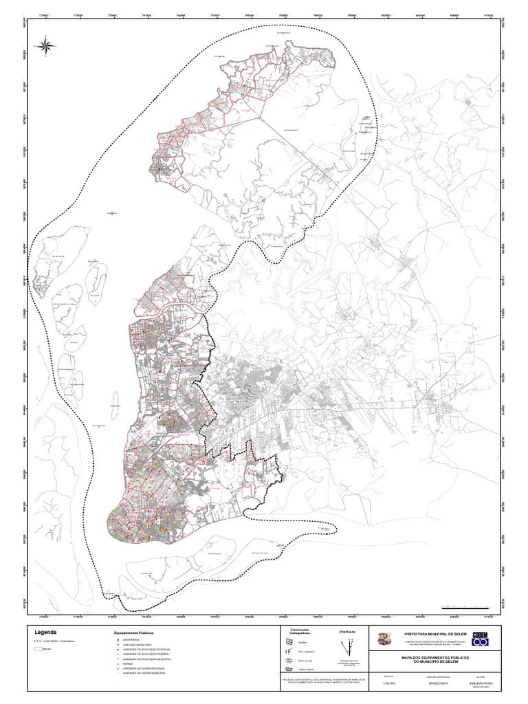 Mapa de Equipamentos Públicos de Belém | PDF