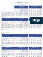 Calendario 2012