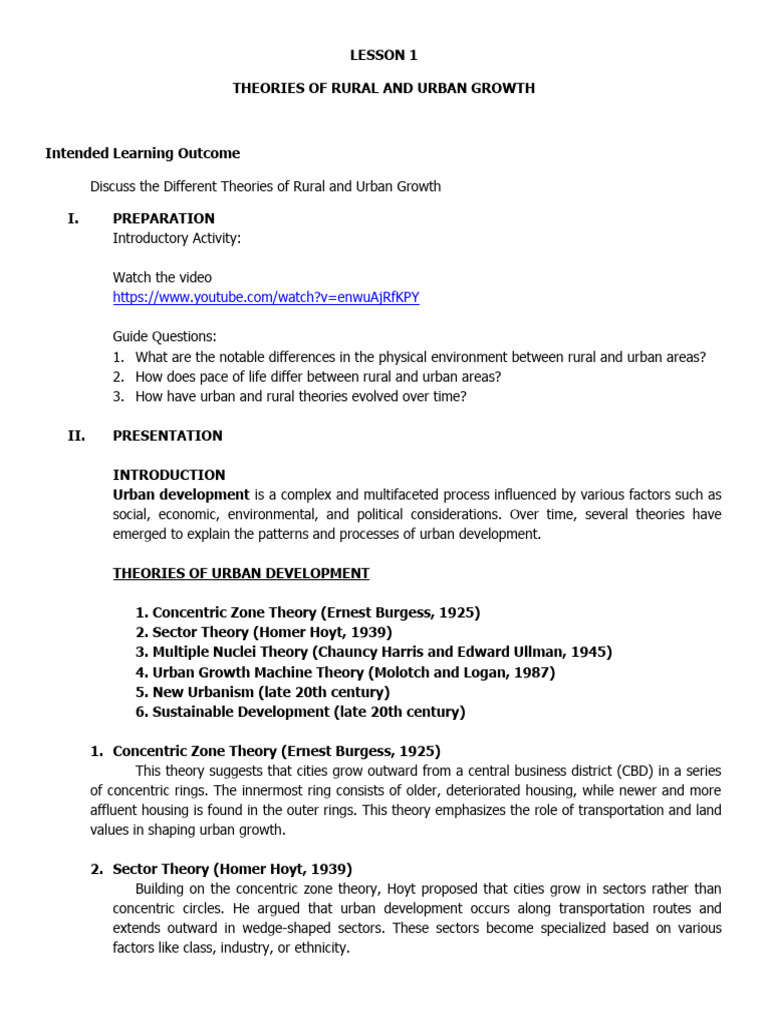 Ral - Resport Lesson Guide | PDF | Urban Sprawl | Urban Planning
