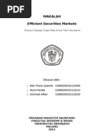 Download Efficient Securities Market by Yoss Mariadi SN75791767 doc pdf