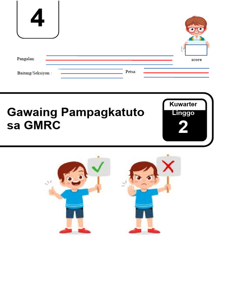 WS - GMRC 4 - Q1 - Week2 - FINAL | PDF
