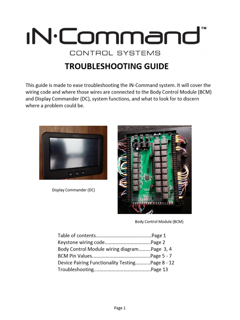 iN-Command RV System Troubleshooting Guide | PDF | Ios | Android ...
