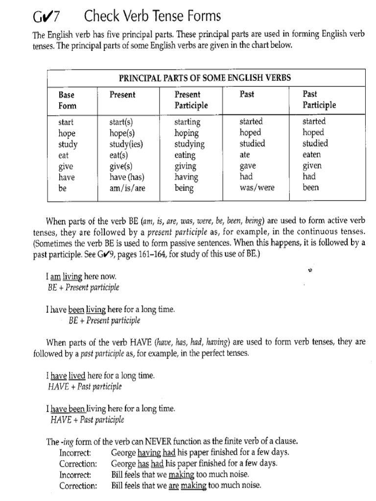 Verb Tenses Toefl First Practie | PDF