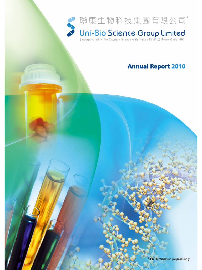 AnRept2010 Uni-Bio Science | PDF