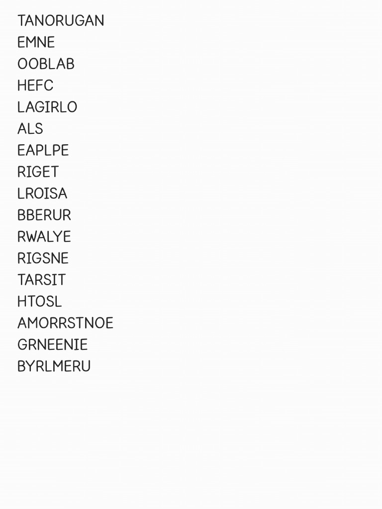 Jumbled Words 2 | PDF