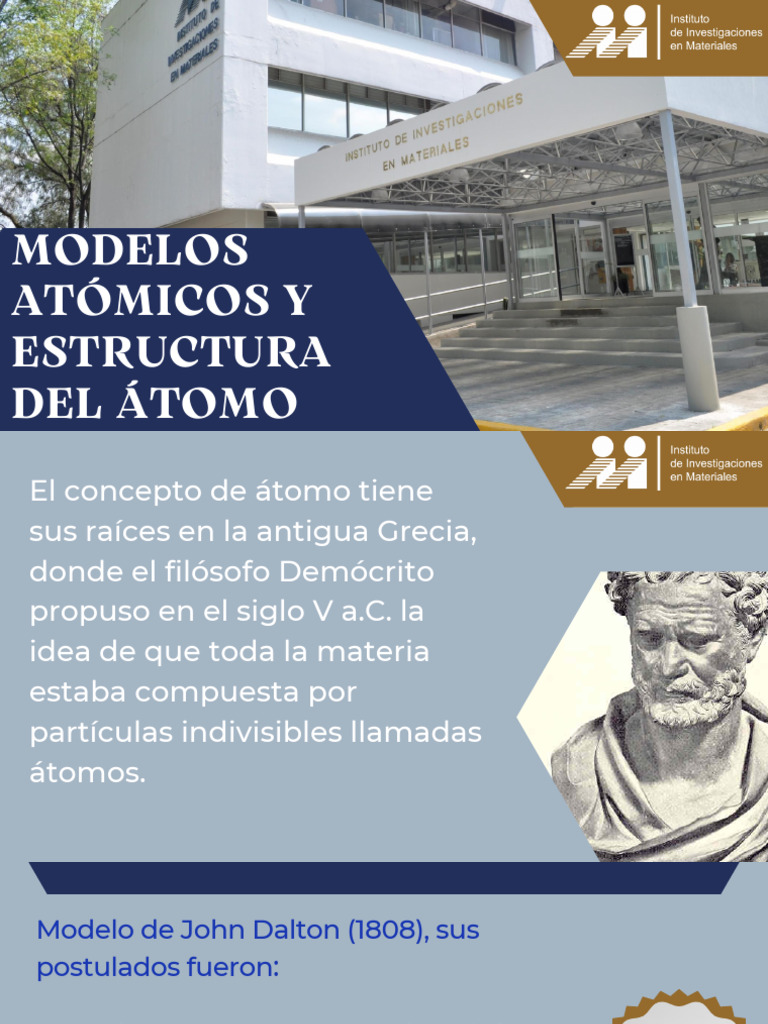 Evolución de los Modelos Atómicos | PDF | Átomos | Electrón