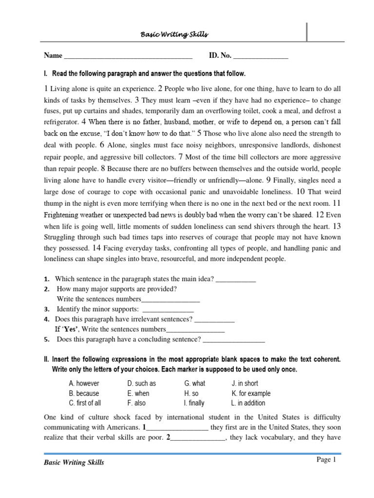 Essential Basic Writing Skills Guide | PDF | Satellite | Outer Space