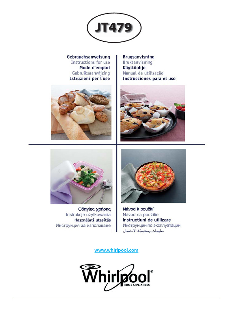 Utilisation du Whirlpool Jet Chef 6ème Sens PDF Four Nourritures — free download