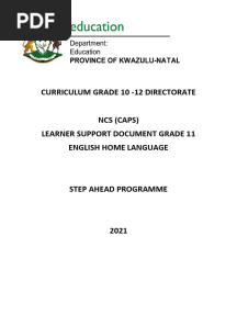 Step Ahead Programme LG Grade 11