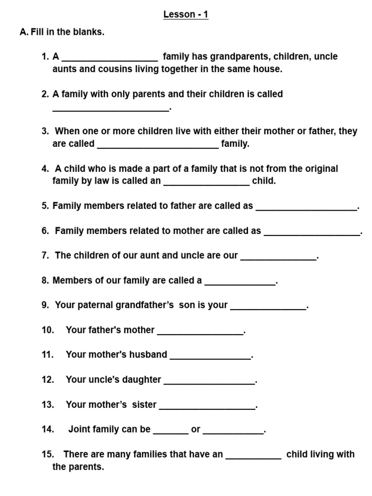 Understanding Family Structures | PDF | Family | Grandparent