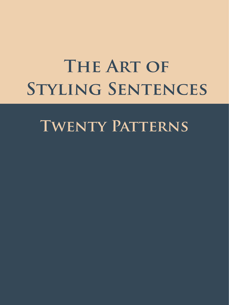Sentence Structure Patterns Explained | PDF | English Grammar ...
