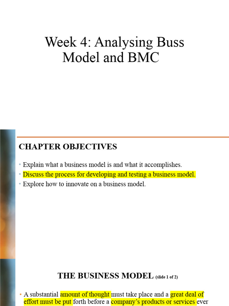 Chapter 2, 4 and Format BP | PDF | Business Model | Market Segmentation