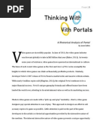 Download Thinking With Portals A Rhetorical Analysis of Portal by Jason Todd Dafnis SN75797555 doc pdf