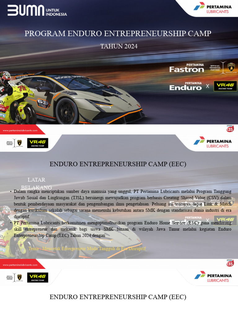 Enduro Enterpreneurship Camp 2024 | PDF