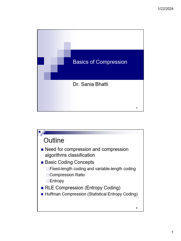 Understanding Data Compression Basics | PDF | Data Compression | Code