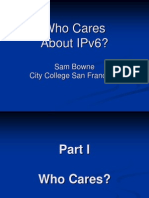 Who Cares About Ipv6?: Sam Bowne City College San Francisco