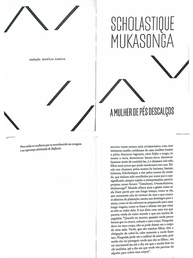 Mukasonga - A Mulher de Pés Descalços | PDF