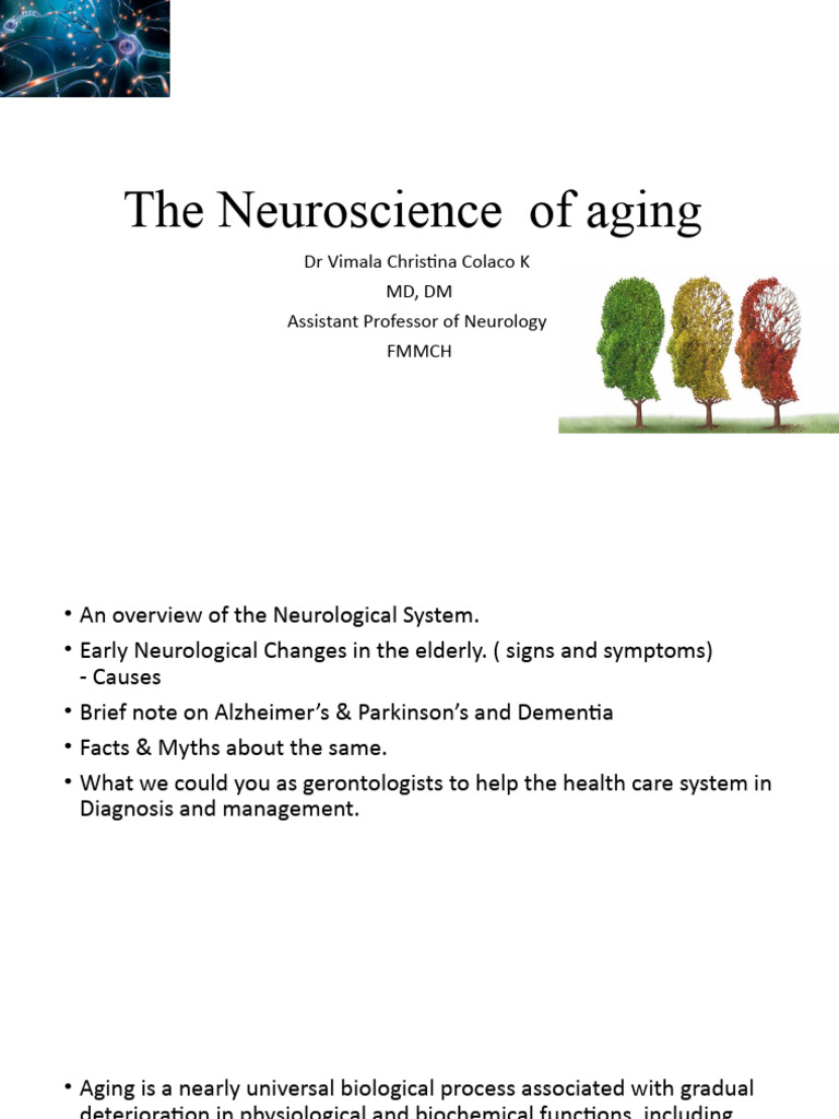 Neuroscience of Aging | PDF | Dementia | Alzheimer's Disease