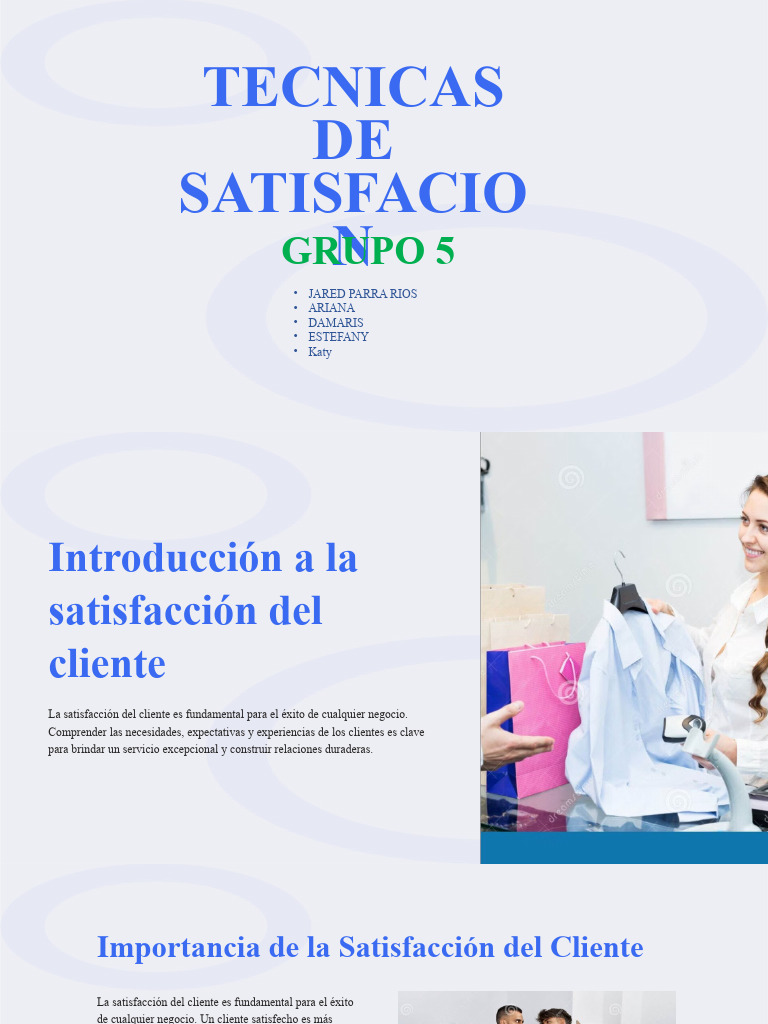 Satisfaccion Al Cliente | PDF | La satisfacción del cliente | Comunicación