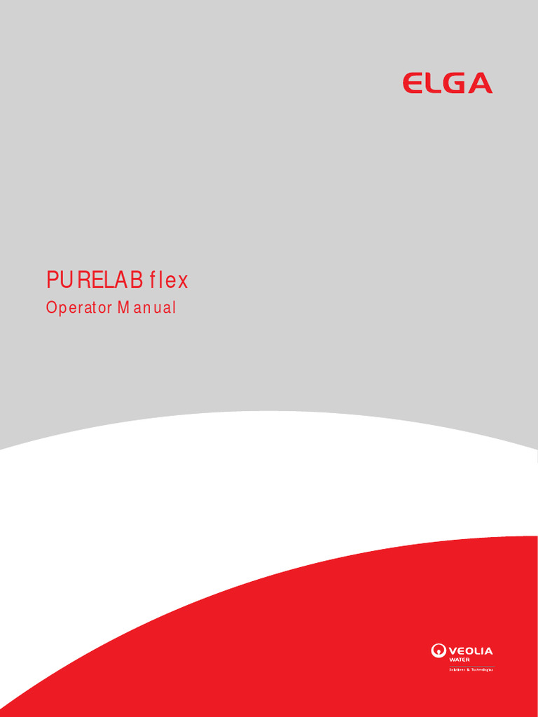 Maintaining PURELAB flex Filters | PDF | Ultraviolet | Water Purification