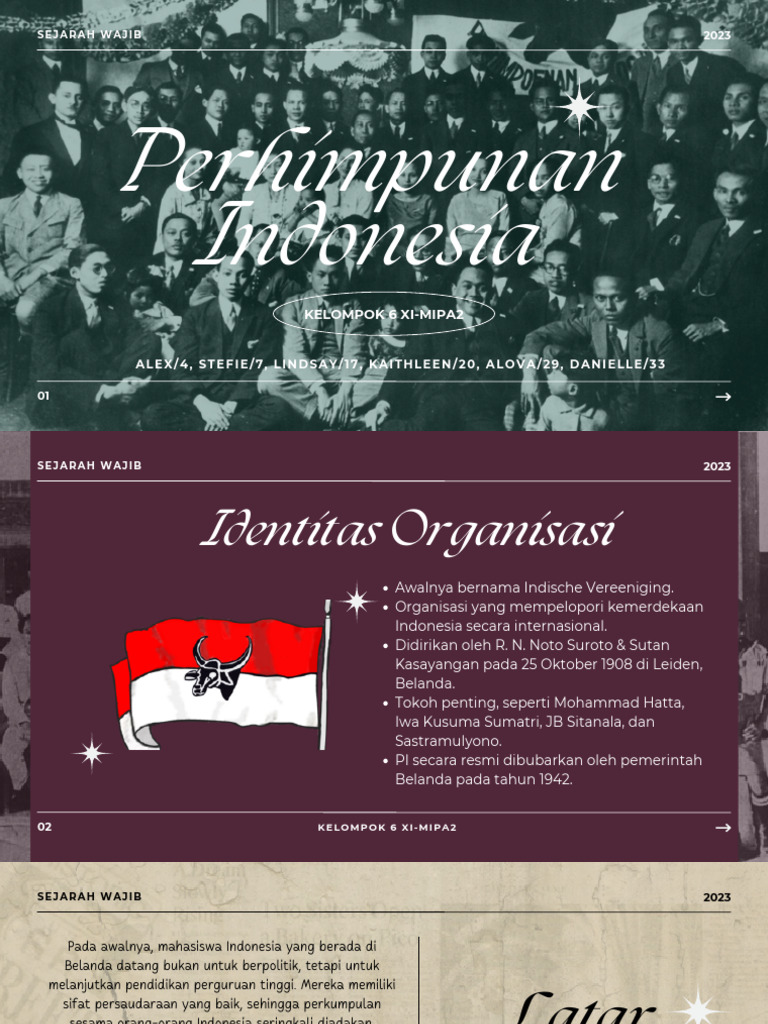 Sejarah Perhimpunan Indonesia PDF