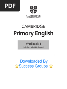 Cambridge Primary English 2nd WB 4
