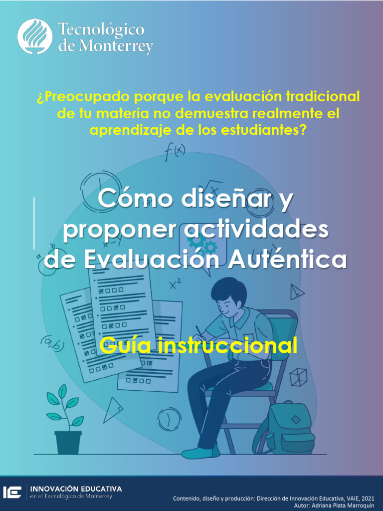 Guía para Evaluación Auténtica Efectiva | PDF | Evaluación | Aprendizaje