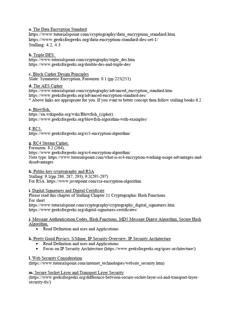 Guide 17 18 | PDF | Cryptography | Encryption