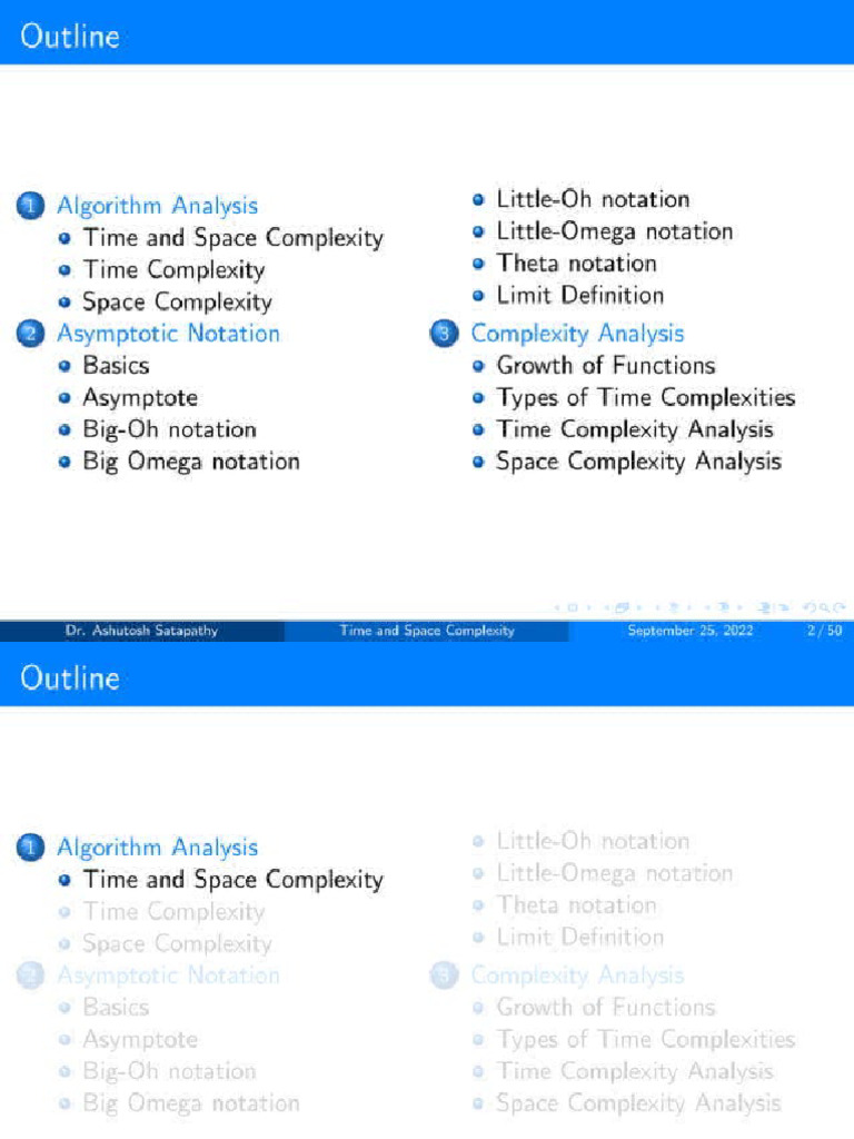 Time and Space Complexity | PDF