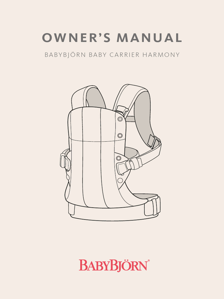 Baby Bjorn Harmony Carrier | PDF
