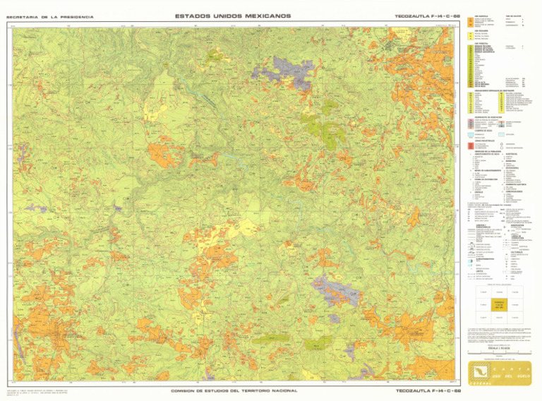Carta de Suelos y Vegetacion Hidalgo Tecozautla | PDF