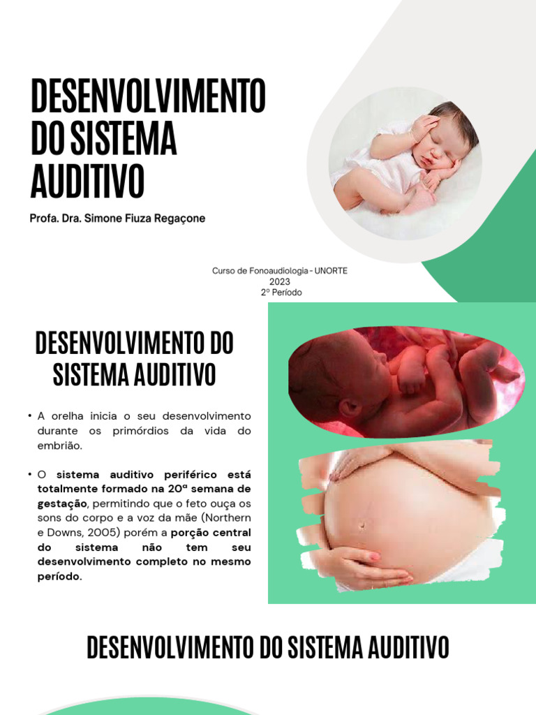 Desenvolvimento Auditivo | PDF | Neuroplasticidade | Sistema auditivo
