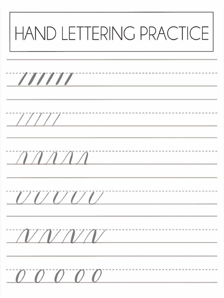 Practice Sheets For Beginners | PDF