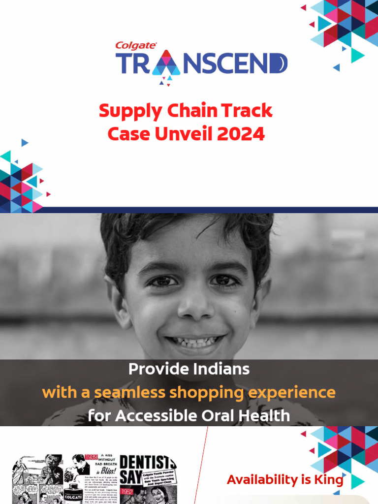 66b373497fdc7 Supply Chain Track Case Study - Colgate Transcend 2024 | PDF