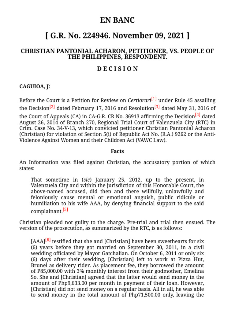 Acharon Vs Peo Ple | PDF | Mens Rea | Criminal Law