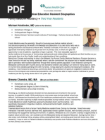Physician Bio Examples and Templates | PDF | Ophthalmology | Surgery