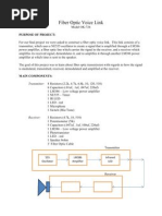 Fiber Optic Voice Link