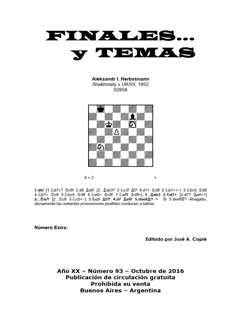 Finales Ajedrez Pdf Juegos Competitivos Juegos De Mesa Tradicionales
