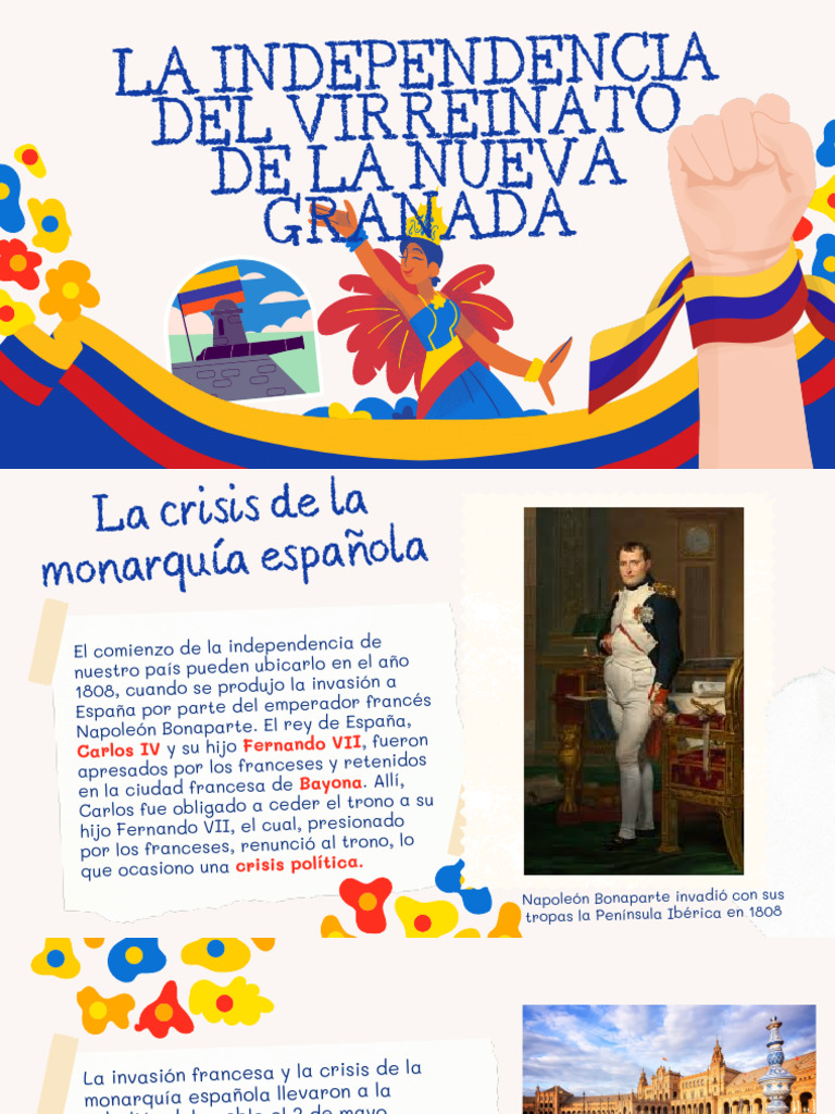 Colombia Introduction Presentation in Blue and Yellow Informative Style ...