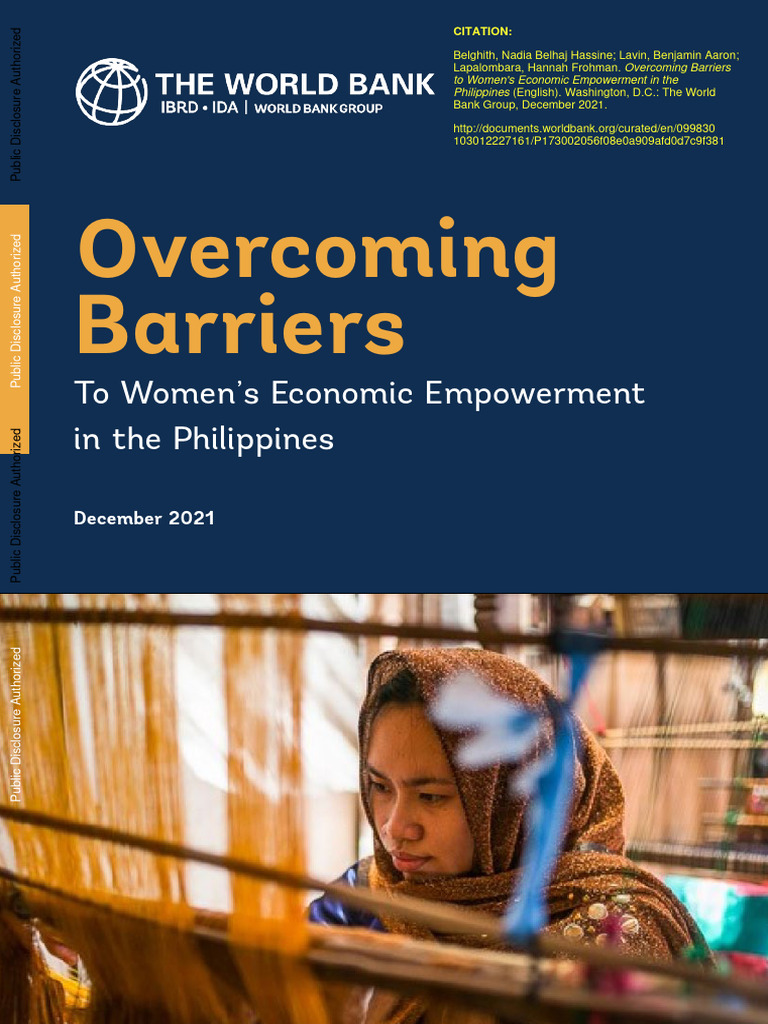 Women's Economic Empowerment in the Philippines | PDF | Child Care ...