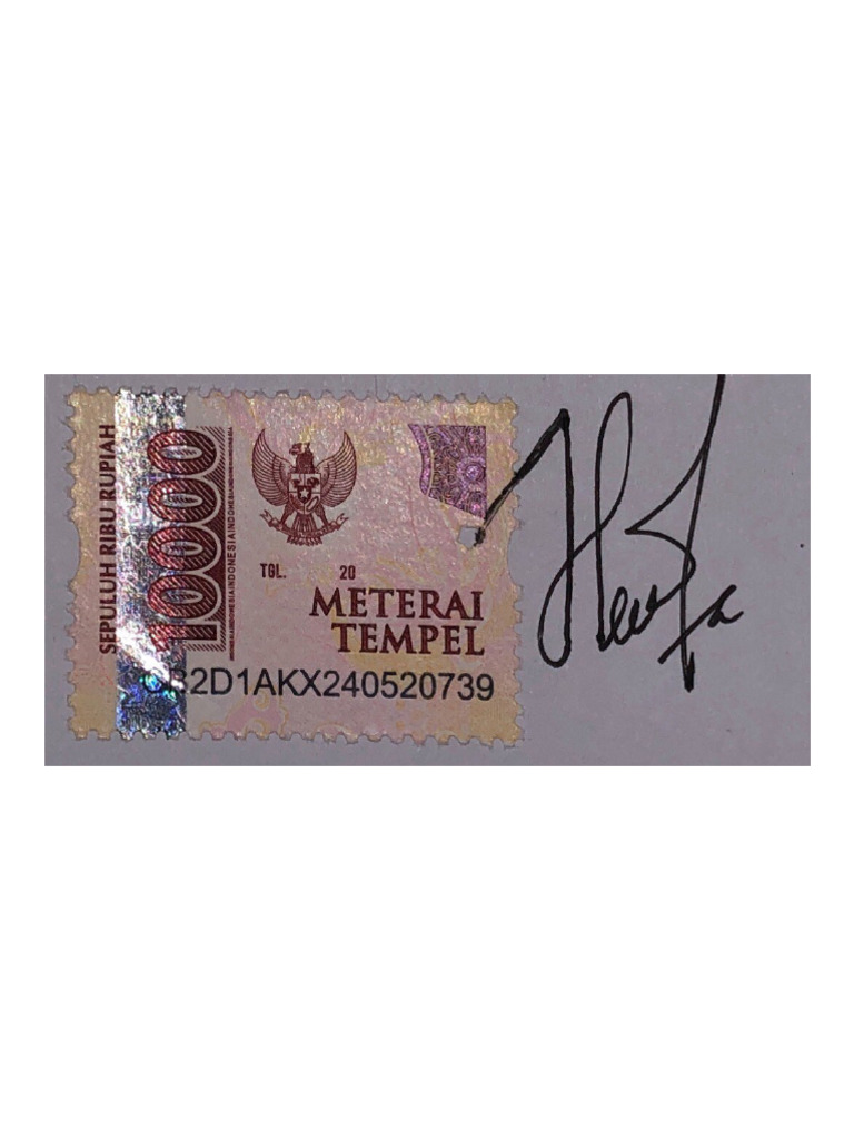 Sepuluh Ribu Rupiah | PDF
