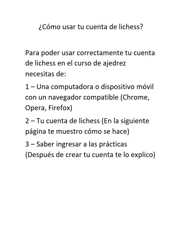 Guia Lichess Pdf Contraseña Software