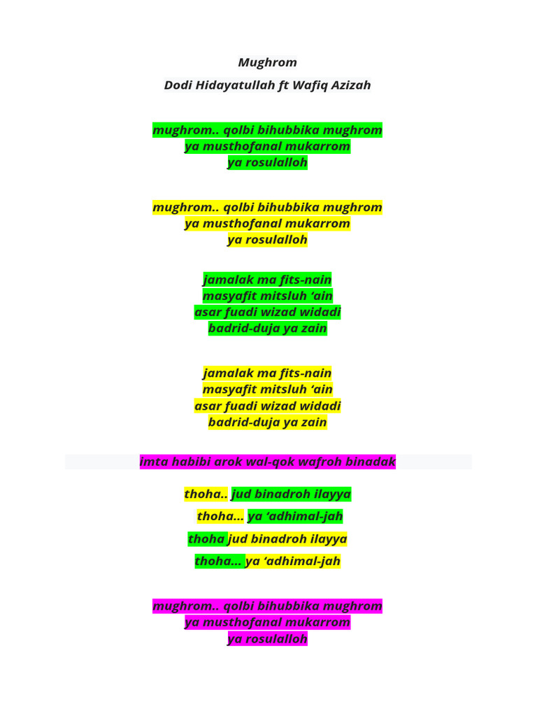 MUGHROM | PDF