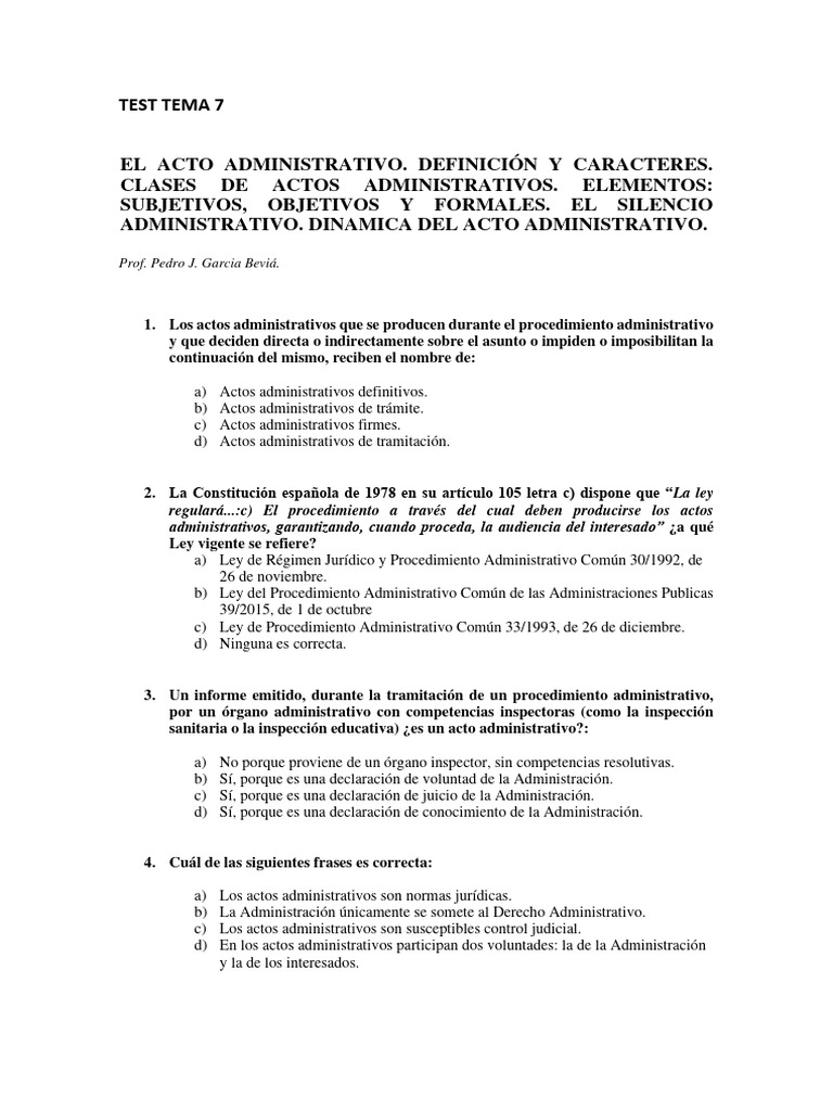 Test Tema 7 | PDF | Justicia | Crimen y violencia