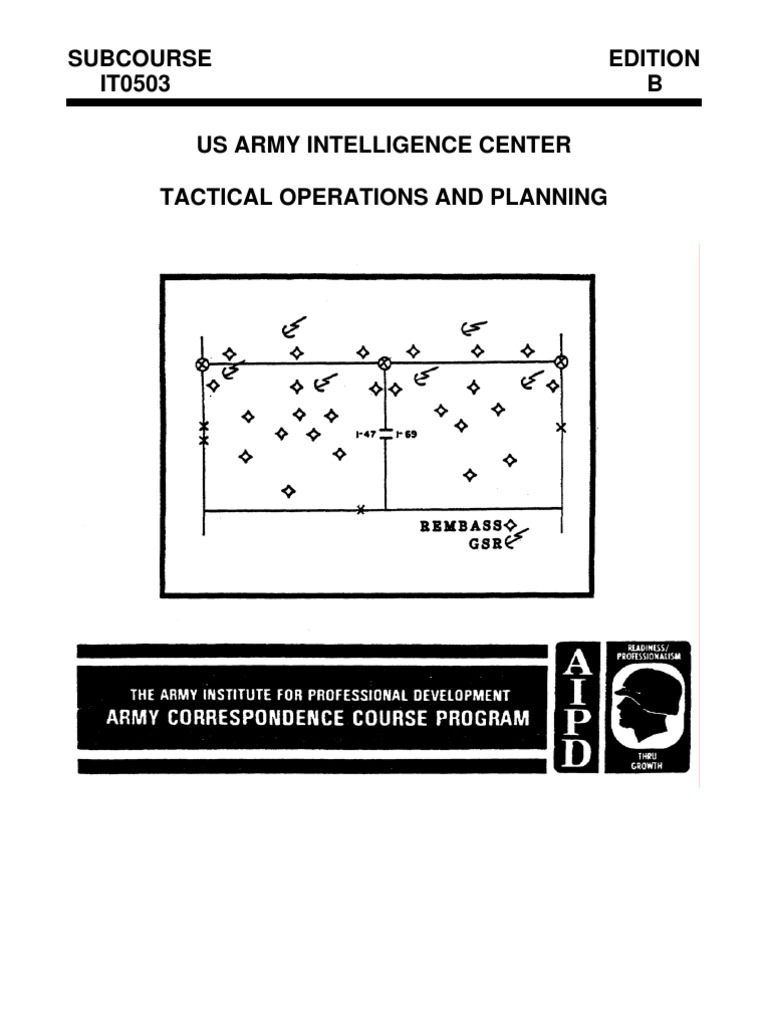 Tactical Military Planning Overview | PDF | Reconnaissance | Infantry