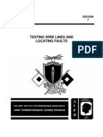 SS0437 Testing Wire Lines and Locating Faults