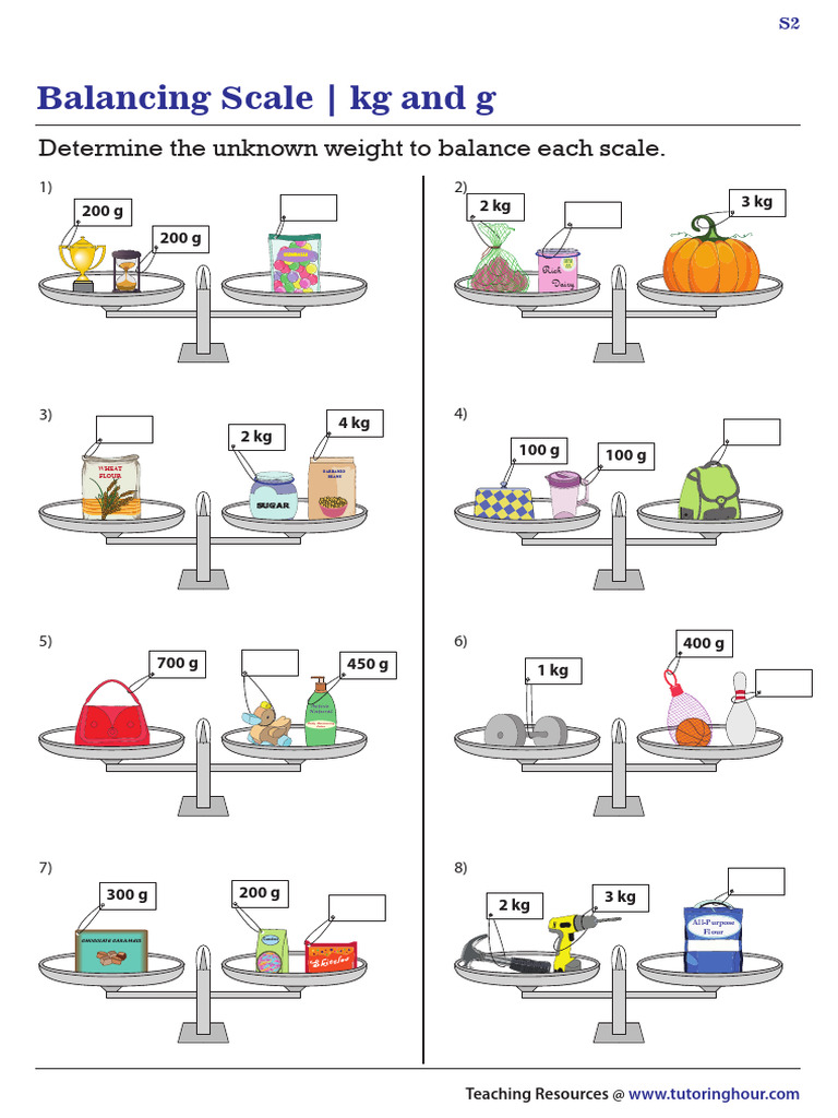 Balancing Scales: Weight Calculation Guide | PDF | Desserts | Foods