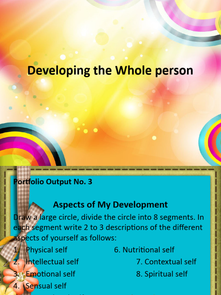 Holistic Development: A Personal Guide | PDF | Feeling | Thought